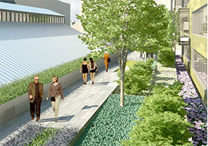 Rendering of Hodge on 7th linear gardens