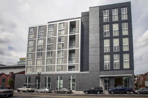 Hodge on 7th senior apartments - exterior view from side street